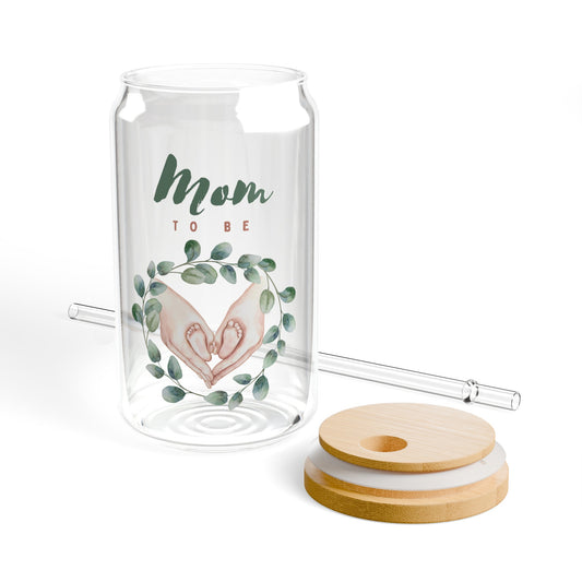 "Mom to Be" Mother's Day Sipper Glass, 16oz