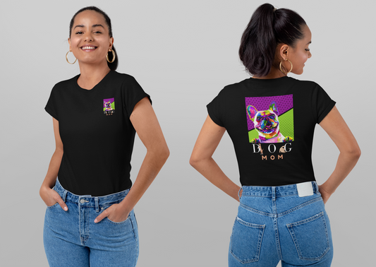 "Dog Mom" Soft TShirt, Perfect Mother's Day Gift for Sweet Dog Lovers!